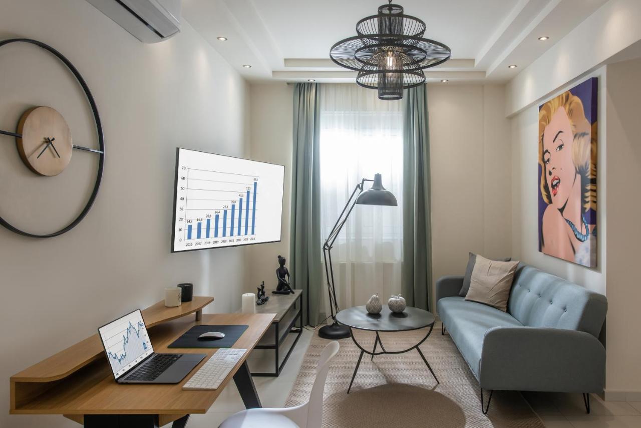 Maison De Mare, 4Br Central Luxury Beach Residence Hersonissos  Luaran gambar