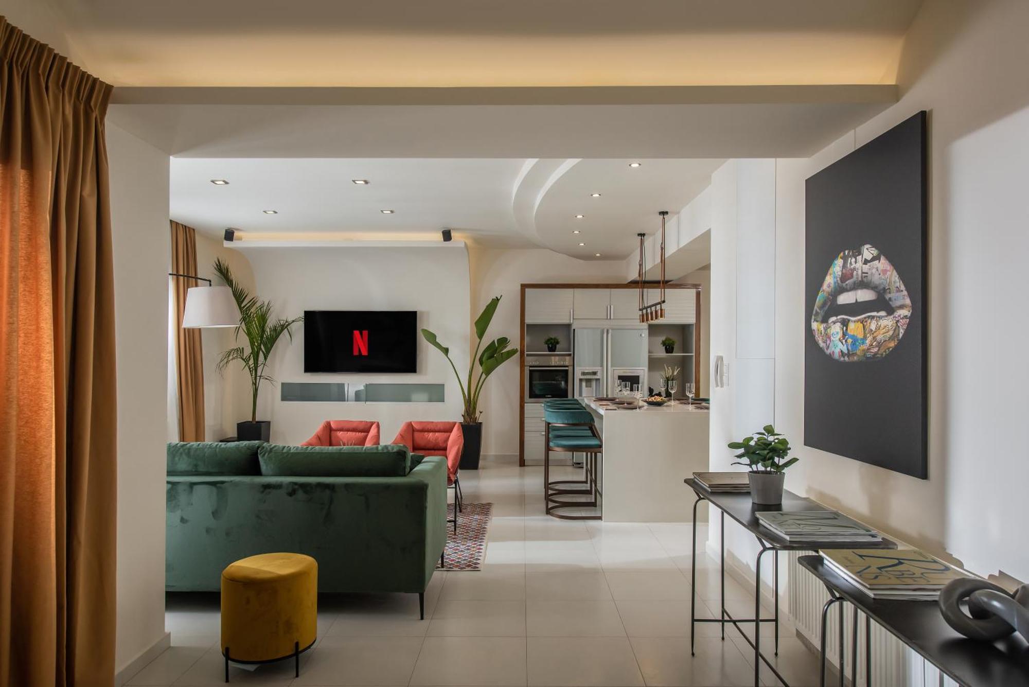 Maison De Mare, 4Br Central Luxury Beach Residence Hersonissos  Luaran gambar